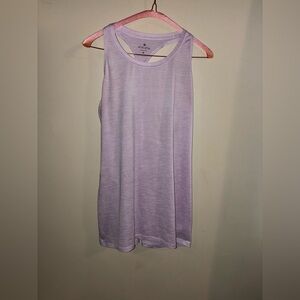 Athleta Sheer Racer Back Athletic Tank Top Size M Work out Dance Movement